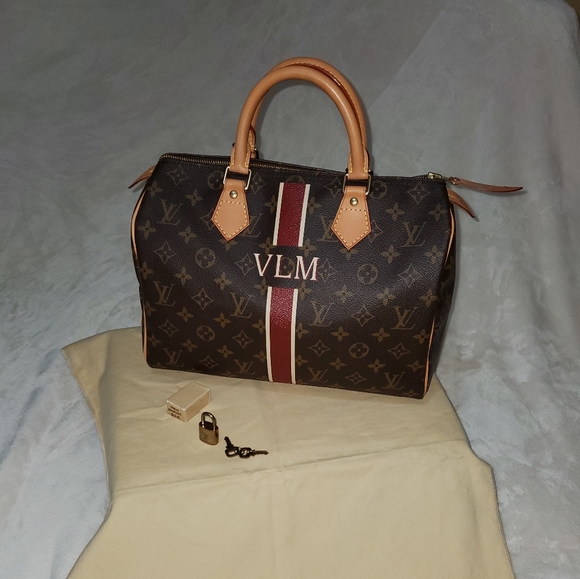 100% Authentic LOUIS VUITTON Monogram Speedy 30 - Picture 1 of 8